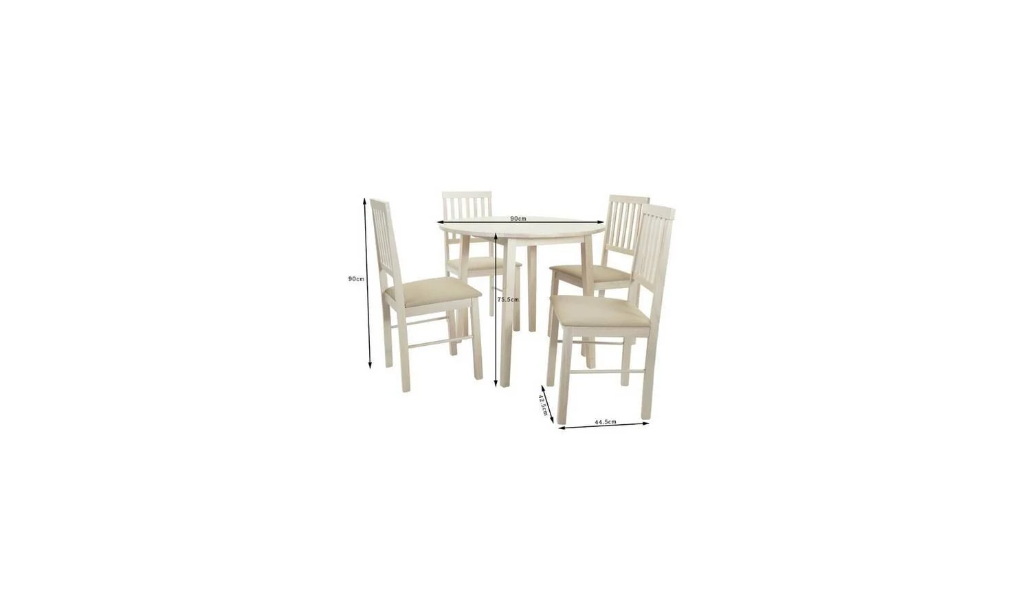 Kendal Extending Oak Dining Table & 4 Oak Chairs - Image 11