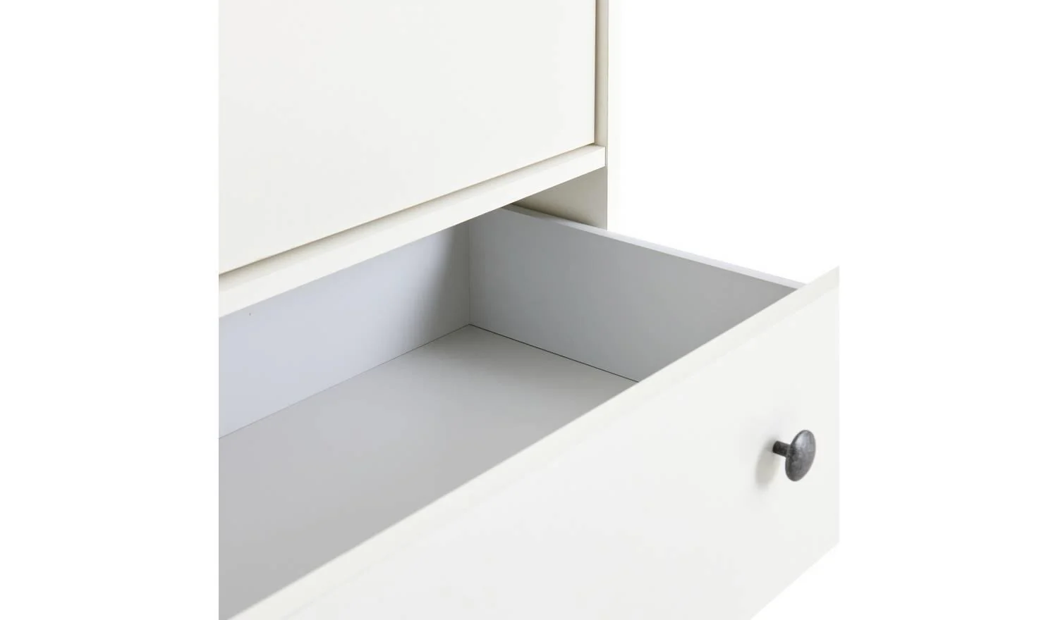Kensington 2 Door 3 Drawer Wardrobe Ivory Storage Organiser Bedroom - Image 4