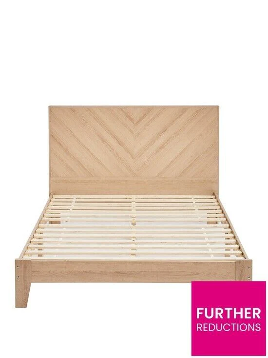 Kentford Single Bed Oak Stylish Durable Bedroom Furniture for Any Home Design - Image 2