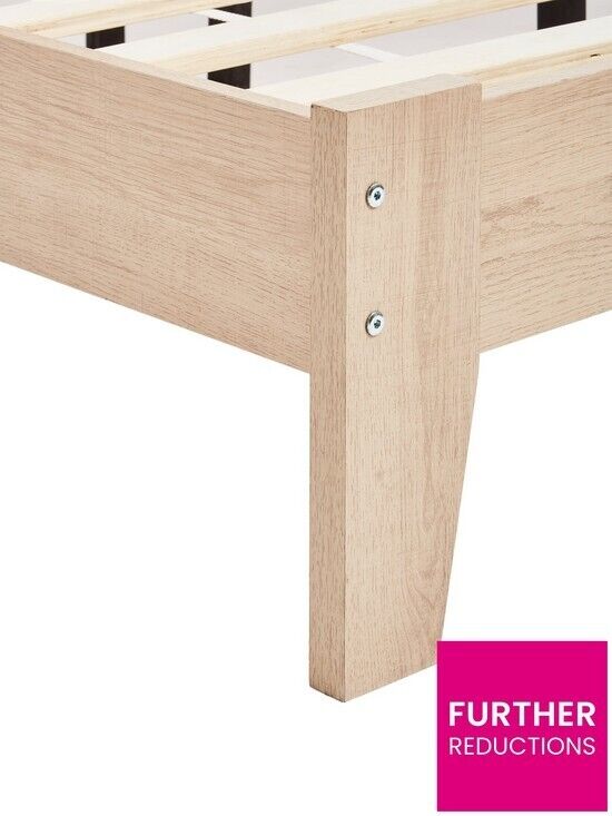 Kentford Single Bed Oak Stylish Durable Bedroom Furniture for Any Home Design - Image 5