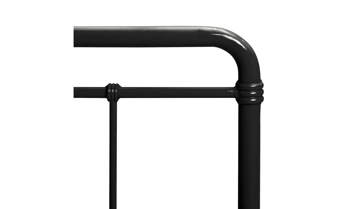 Kids Agnes Single Metal Bed Frame Black Childrens Bedroom Furniture - Image 7