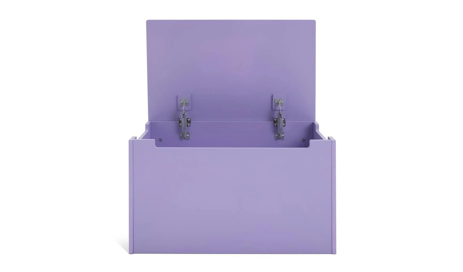 Kids Joni Toy Box Lilac Childrens Bedroom Storage Organiser With Lid - Image 6