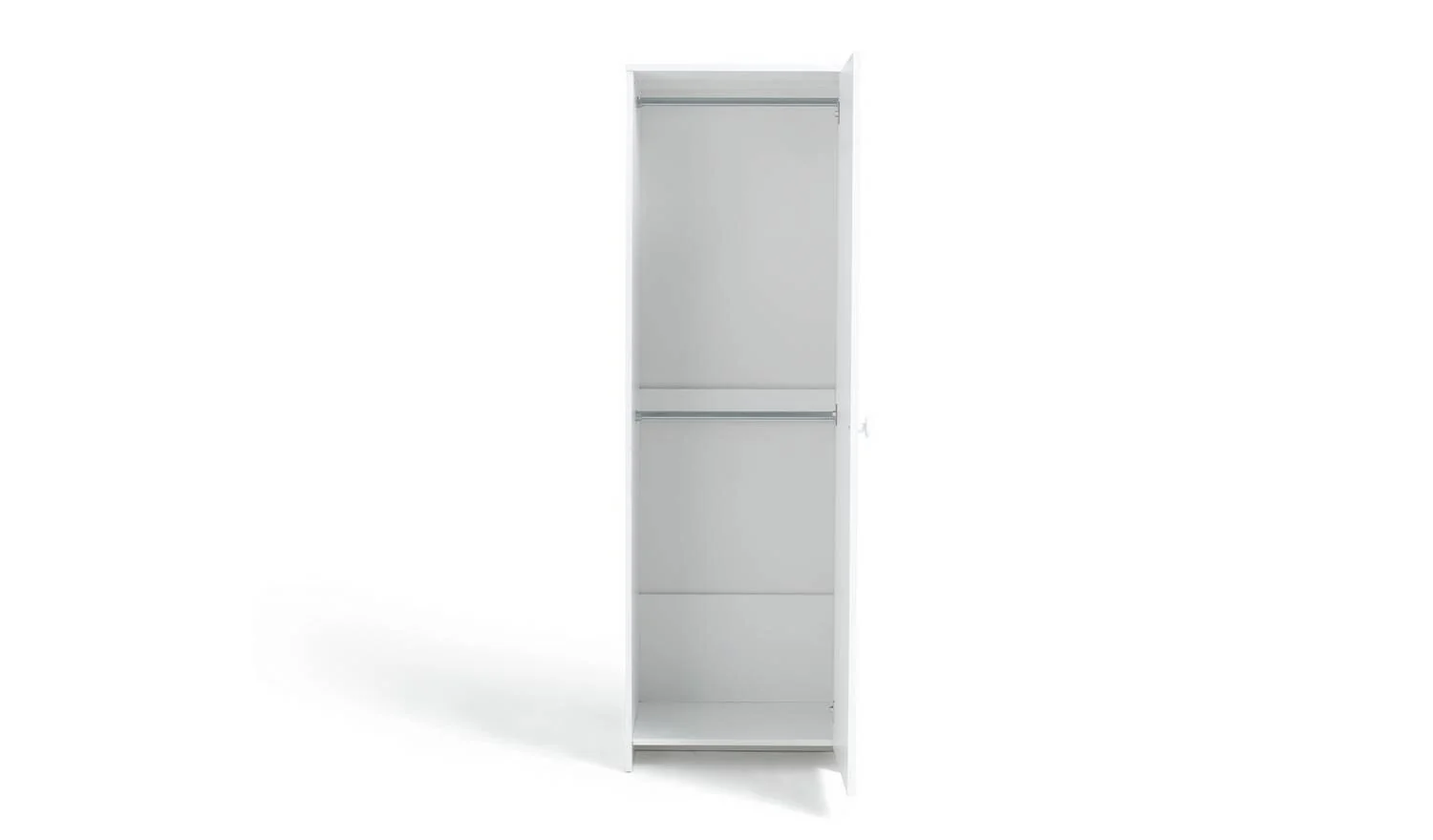 Kids Juno 1 Door Wardrobe White Childrens Bedroom Storage Organiser Furniture - Image 4