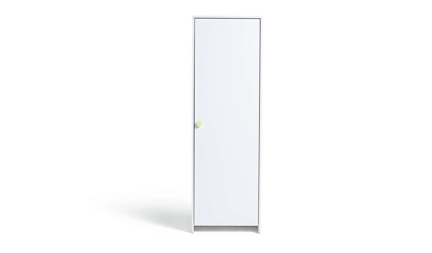 Kids Juno 1 Door Wardrobe White Childrens Bedroom Storage Organiser Furniture - Image 5