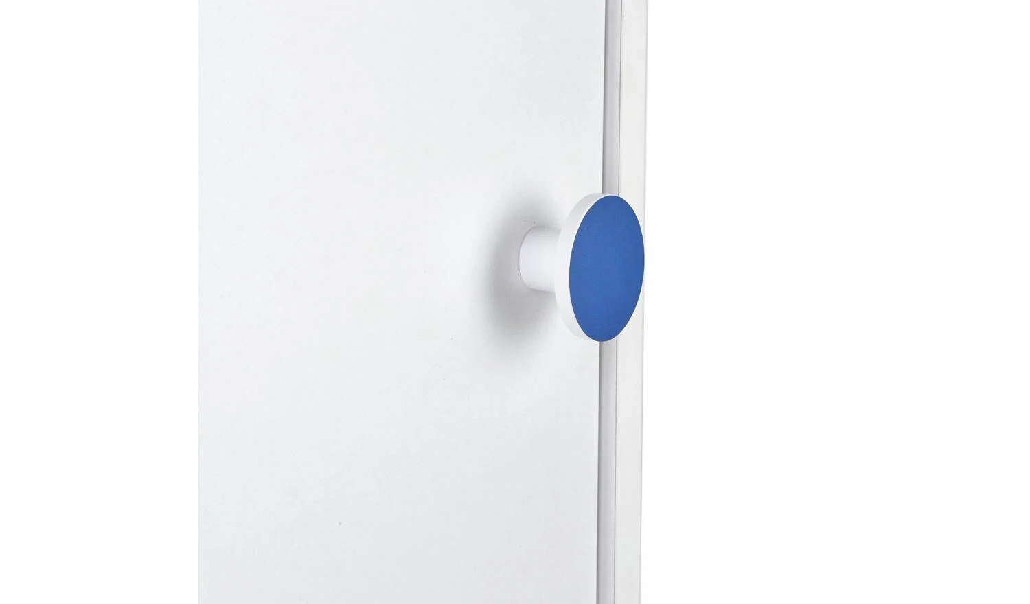 Kids Juno 1 Door Wardrobe White Childrens Bedroom Storage Organiser Furniture - Image 6