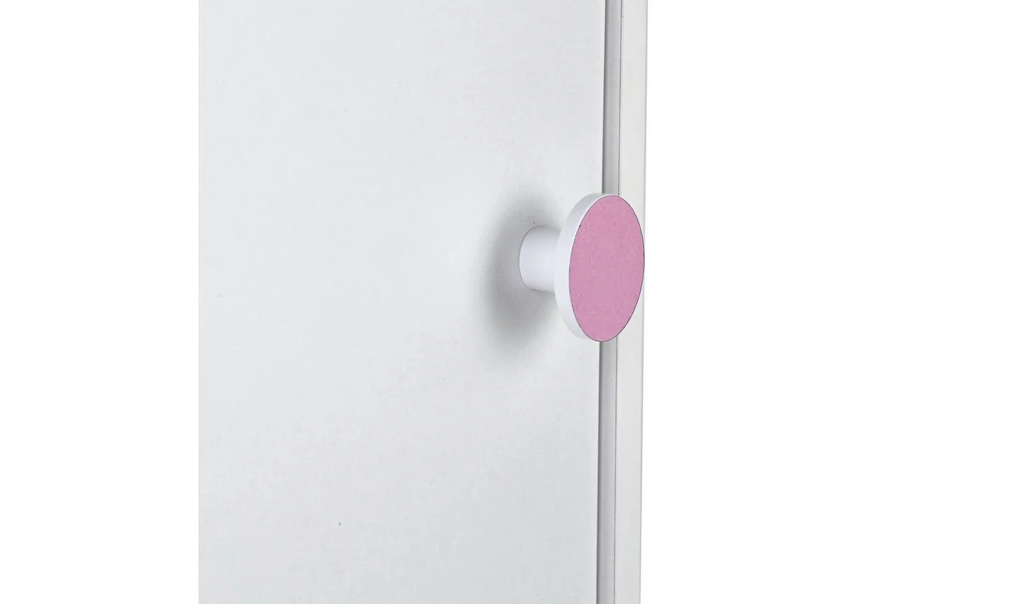 Kids Juno 1 Door Wardrobe White Childrens Bedroom Storage Organiser Furniture - Image 7