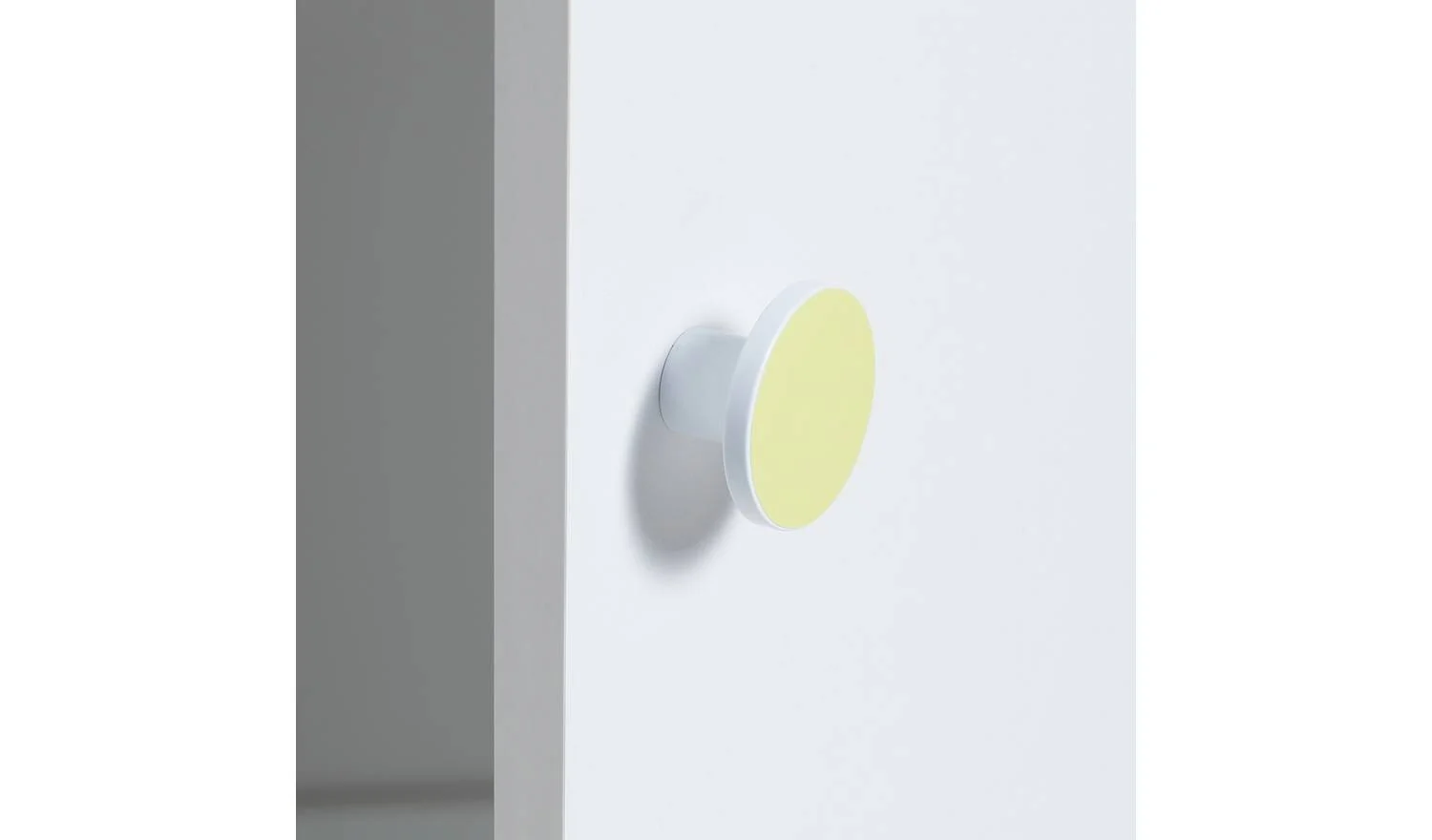 Kids Juno 1 Door Wardrobe White Childrens Bedroom Storage Organiser Furniture - Image 9