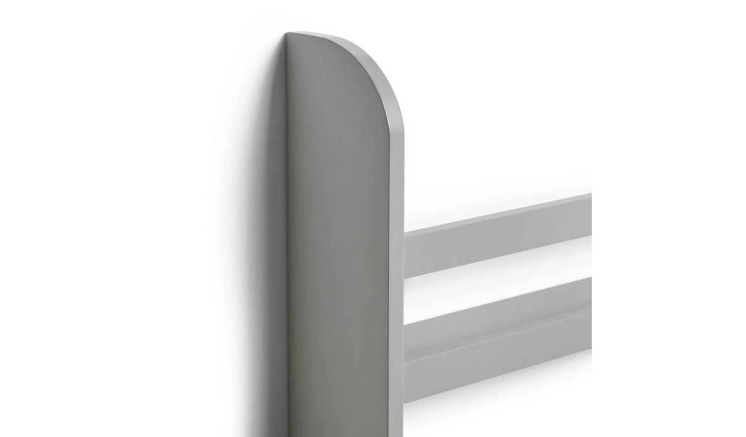 Kids Scandinavia Wall Mounted Bookcase Grey Childrens Bedroom Storage - Image 6
