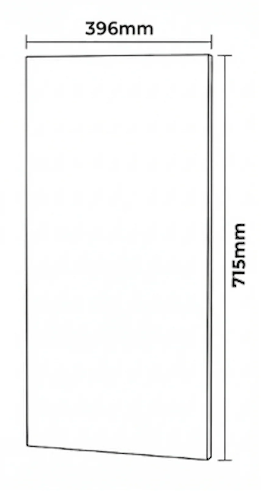 Kitchen Cabinet Doors 400mm Dust Grey 18mm Luxury Replacement Cheap Fronts - Image 3