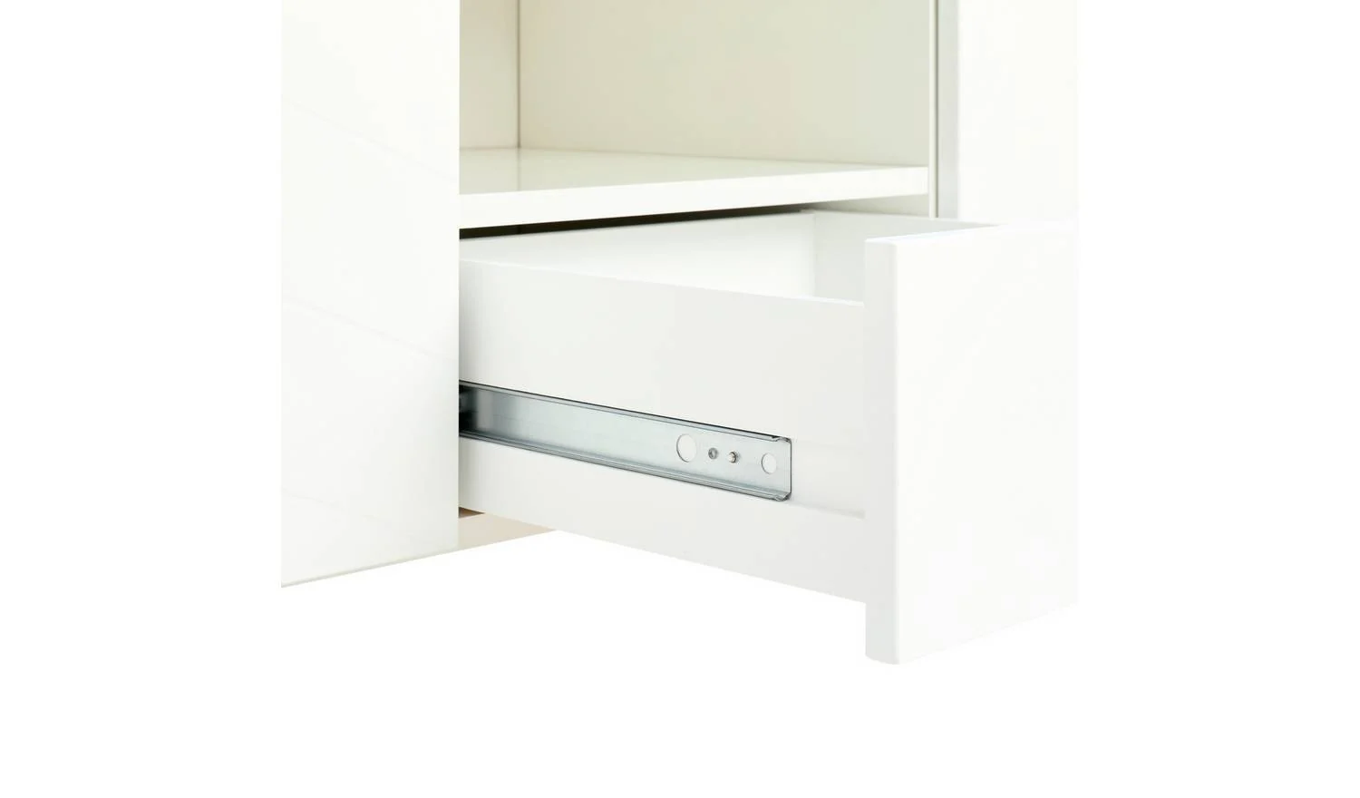 Kyler 2 Door 1 Drawer TV Unit White Easy Assembly Durable Construction - Image 6