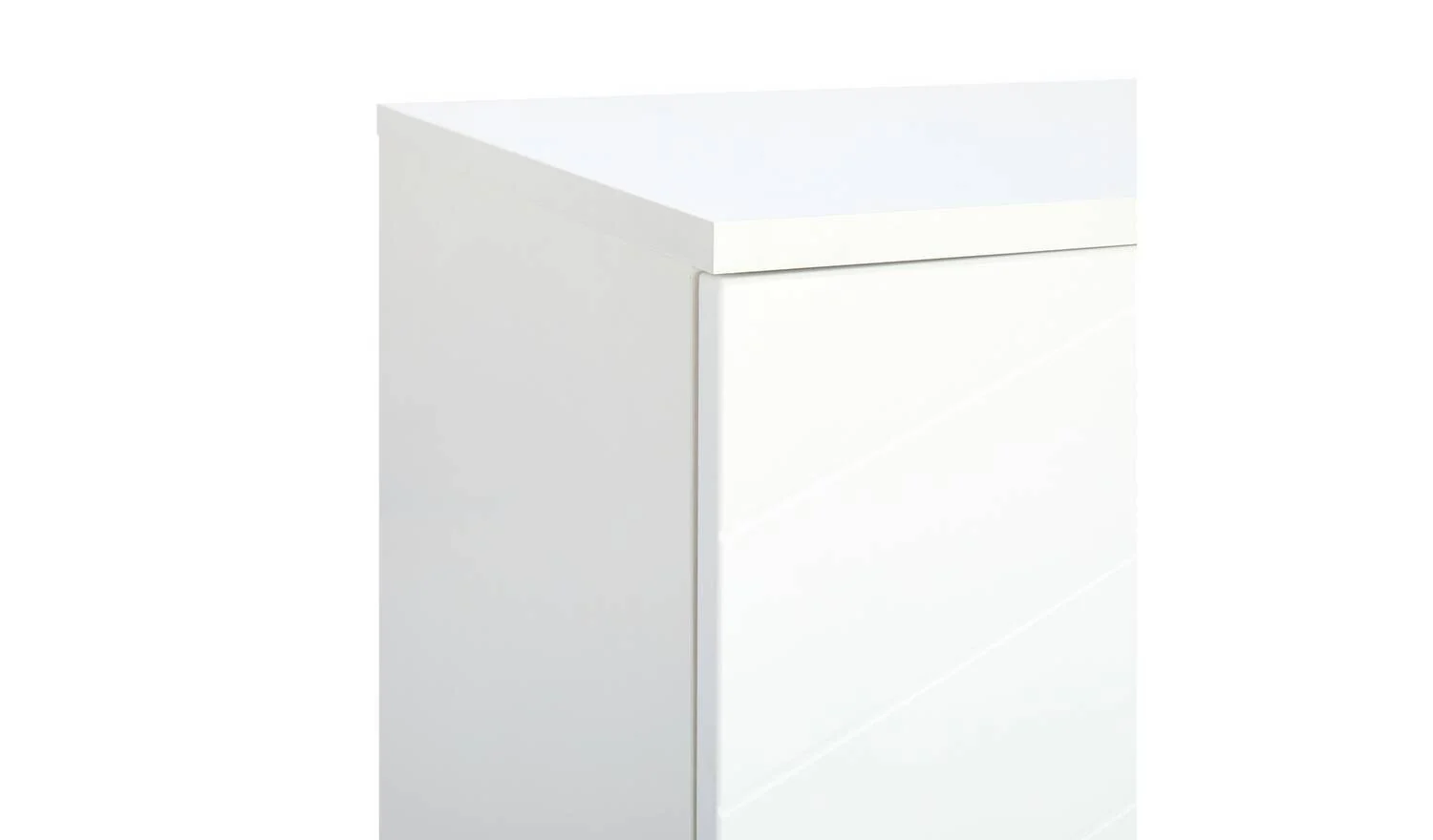 Kyler 2 Door 3 Drawer Sideboard White Storage Cabinet Living Room - Image 8