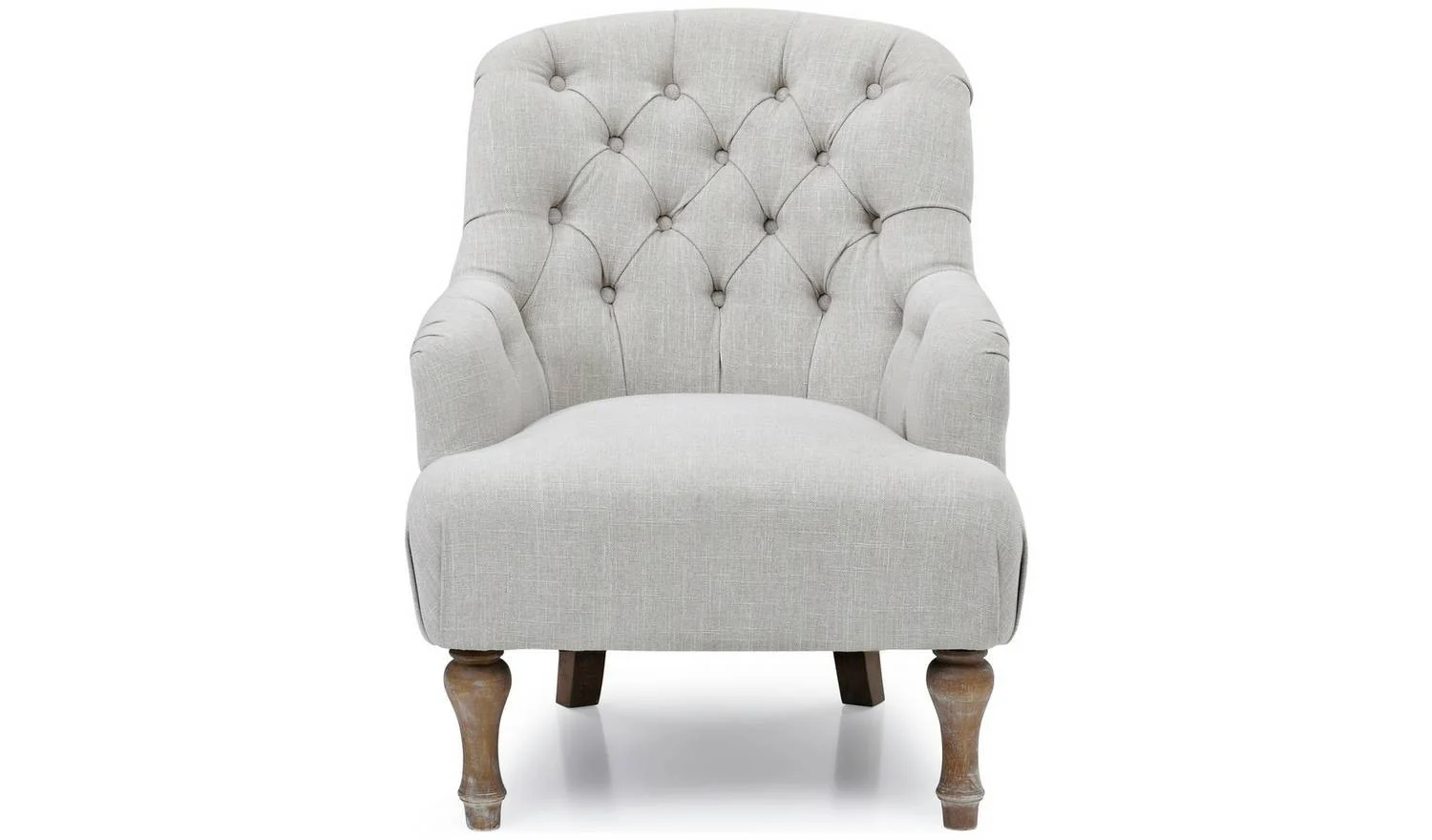 Kyoto Charlie Fabric Armchair - Cream - Image 3