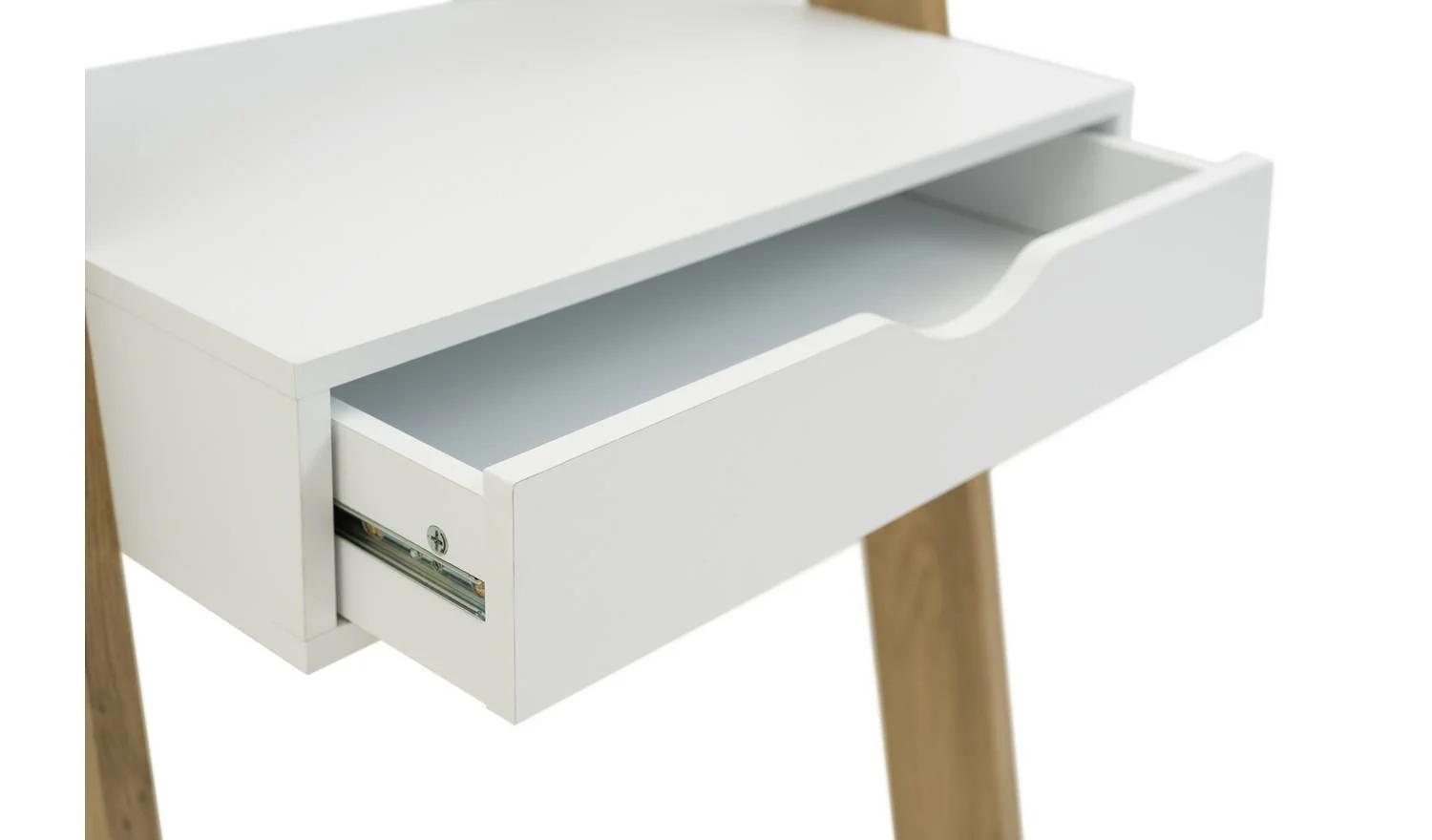 Ladder Office Desk White Modern Home Office Furniture Workspace - Image 7