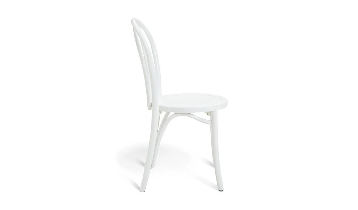 Larsa Pair of Solid Wood Dining Chairs White Modern Kitchen Furniture - Image 6