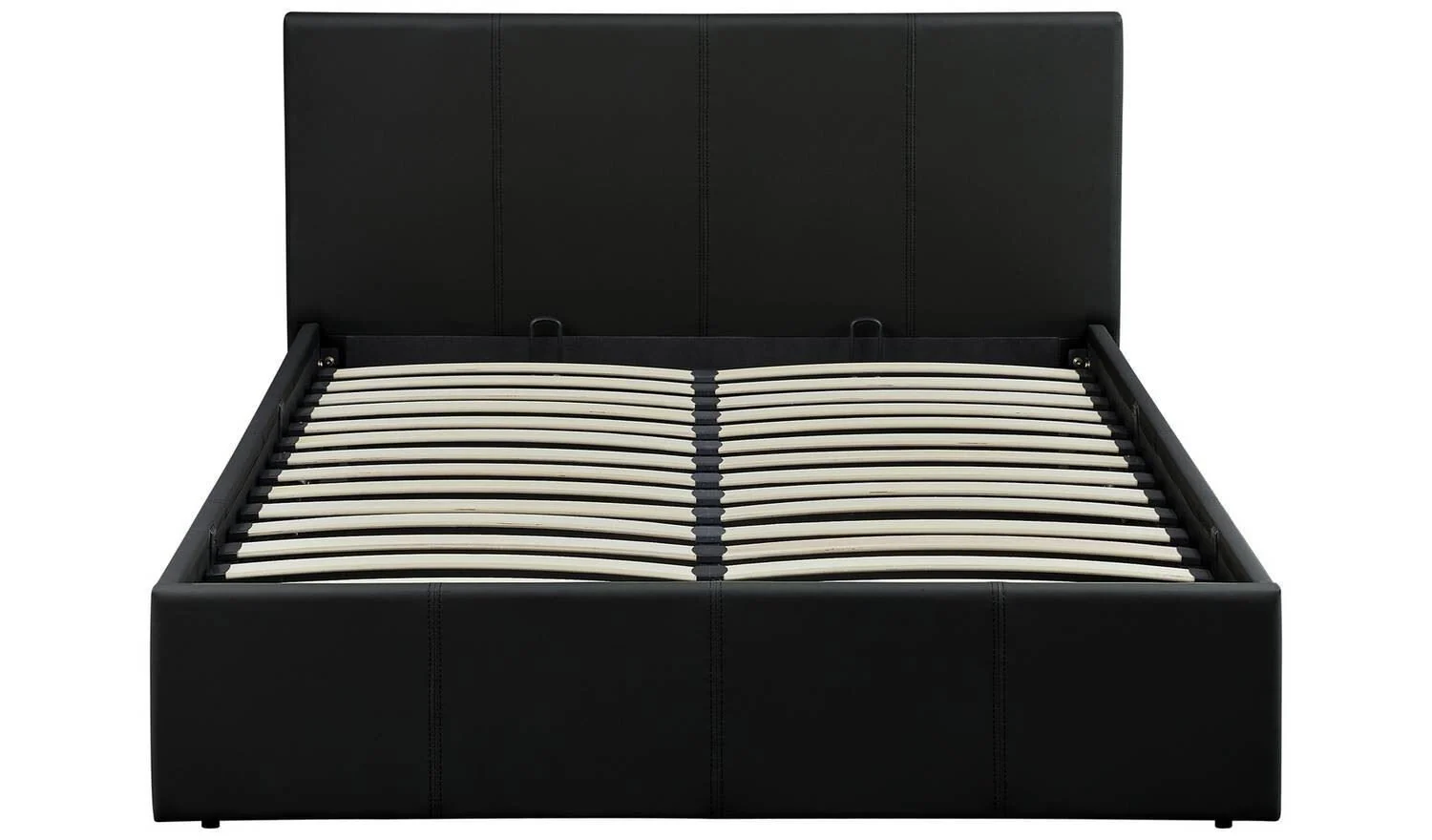 Lavendon Double End Open Ottoman Bedframe Black Functional Bedroom Storage - Image 4
