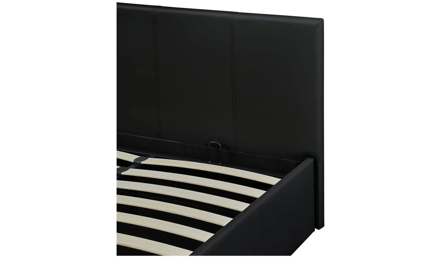 Lavendon Double End Open Ottoman Bedframe Black Functional Bedroom Storage - Image 8