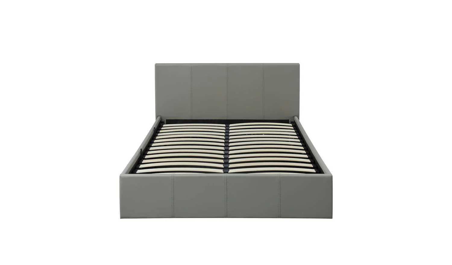 Lavendon Double Side Open Ottoman Bed Frame Grey Modern Storage Solution - Image 6