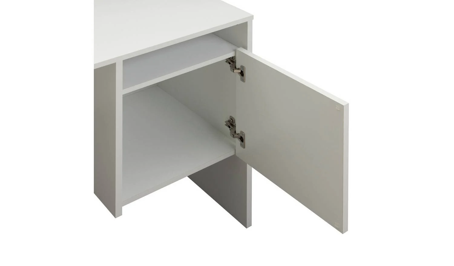 Lawson Office Desk White Modern Home Office Furniture Workspace - Image 4