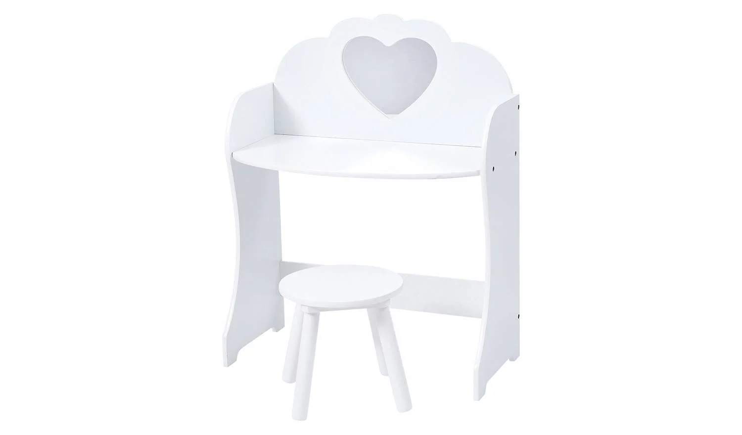 Liberty House Toys Kids Dressing Table And Stool White For Girls - Image 2