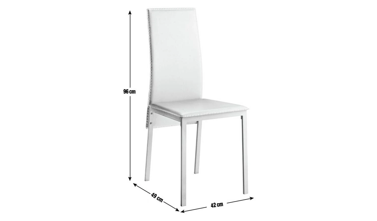 Lido Glass Black Dining Table & 4 Black Chairs Contemporary Design Compact - Image 11