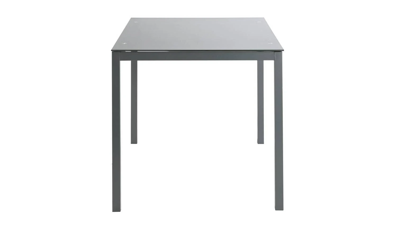 Lido Grey Dining Table & 4 Grey Chairs Modern Kitchen Furniture Set - Image 6