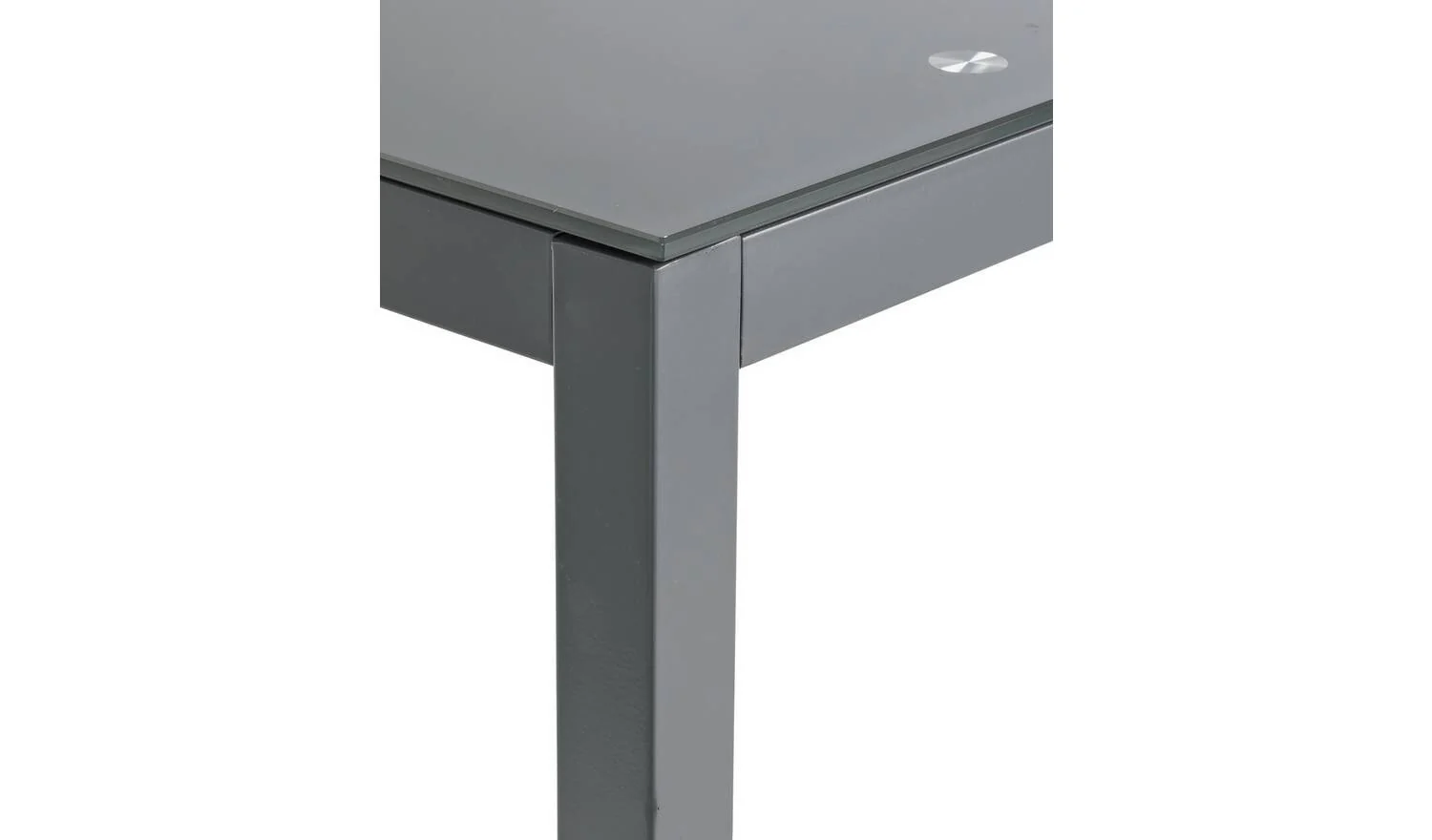 Lido Grey Dining Table & 4 Grey Chairs Modern Kitchen Furniture Set - Image 7
