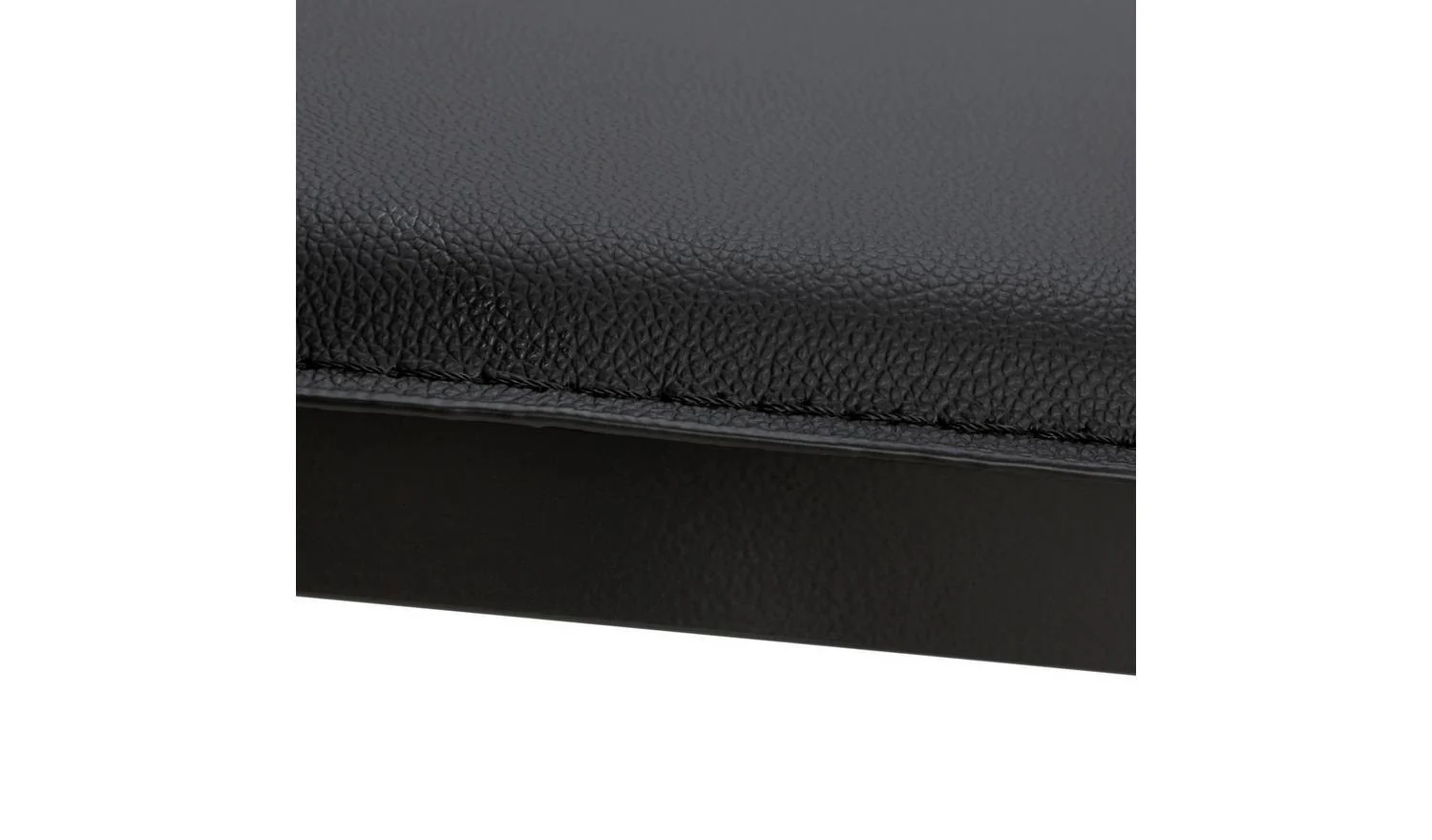 Lido Pair of Faux Leather Dining Chair Black Modern Kitchen Furniture - Image 6