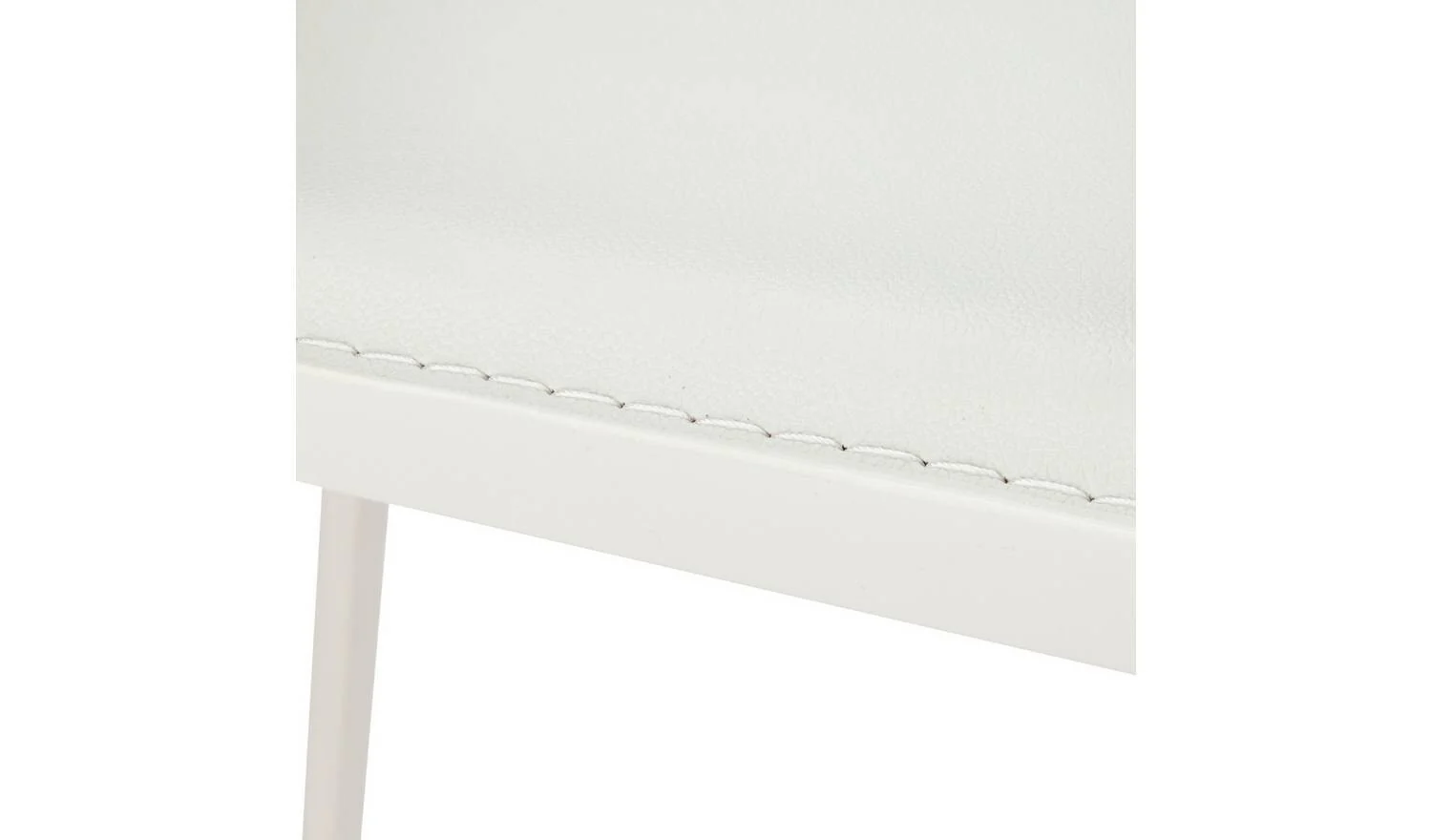 Lido White Dining Table & 4 White Chairs Contemporary Design Dining - Image 10