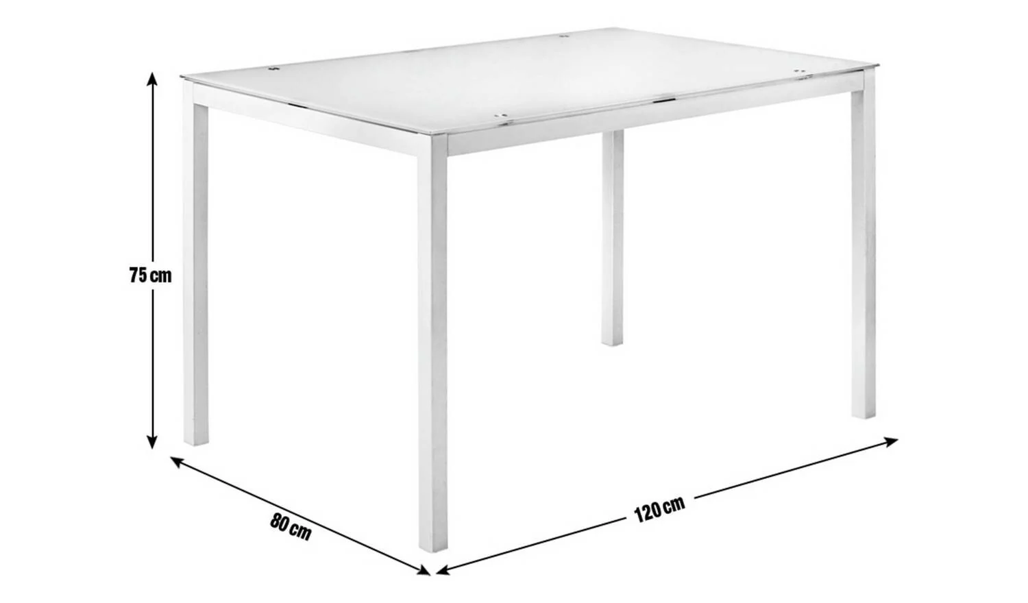 Lido White Dining Table & 4 White Chairs Contemporary Design Dining - Image 12