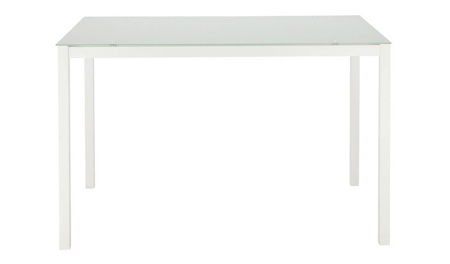 Lido White Dining Table & 4 White Chairs Contemporary Design Dining - Image 7
