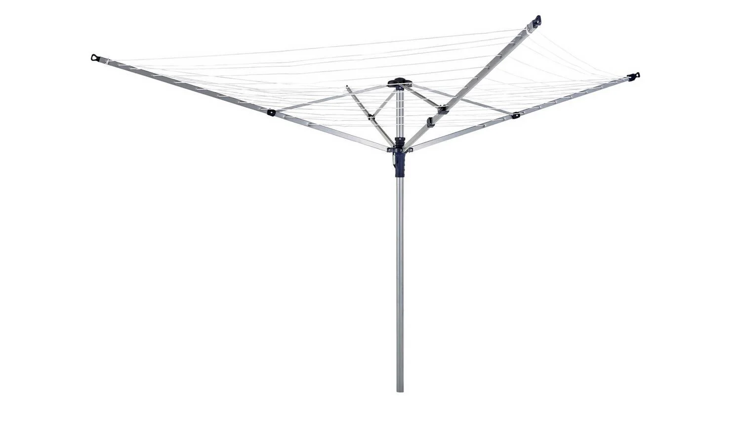 Lift & Click 60m 4 Arm Rotary Airer Easy Assembly Rust Resistant - Image 2
