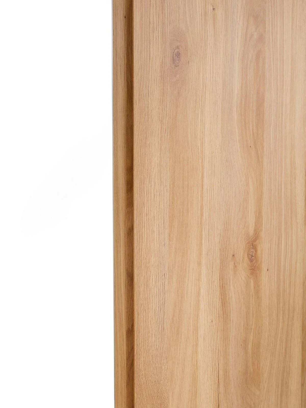 Lisson 4 Door Combi Wardrobe Oak & Mirror | Handle-Free | Drawers & Shelves - Image 6
