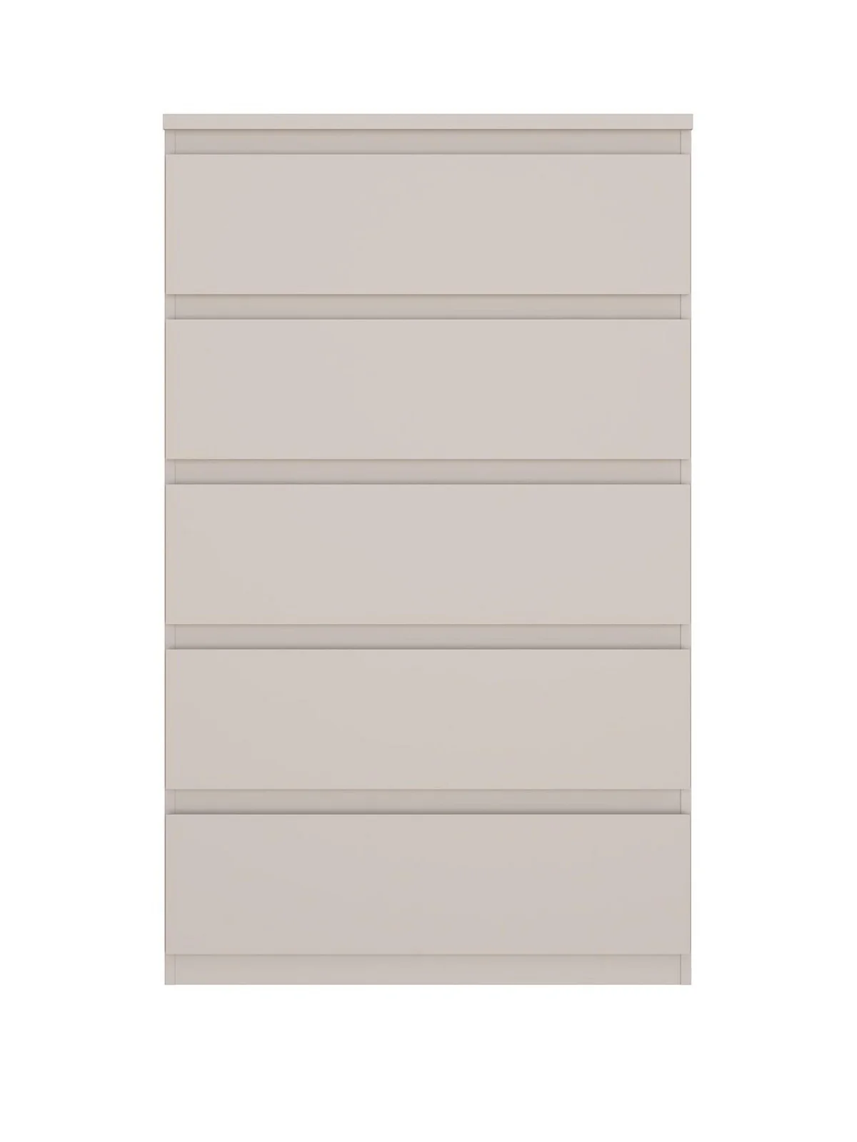 Lisson 5 Drawer Chest Oatmeal Spacious and Stylish Bedroom Storage - Image 2