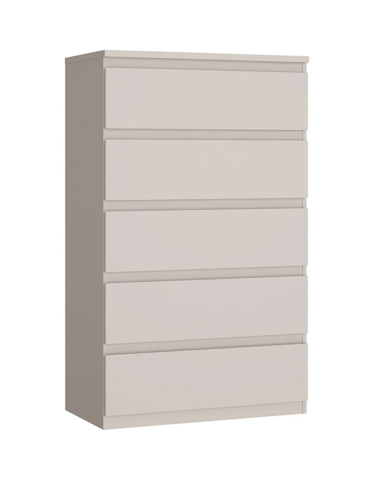 Lisson 5 Drawer Chest Oatmeal Spacious and Stylish Bedroom Storage - Image 3
