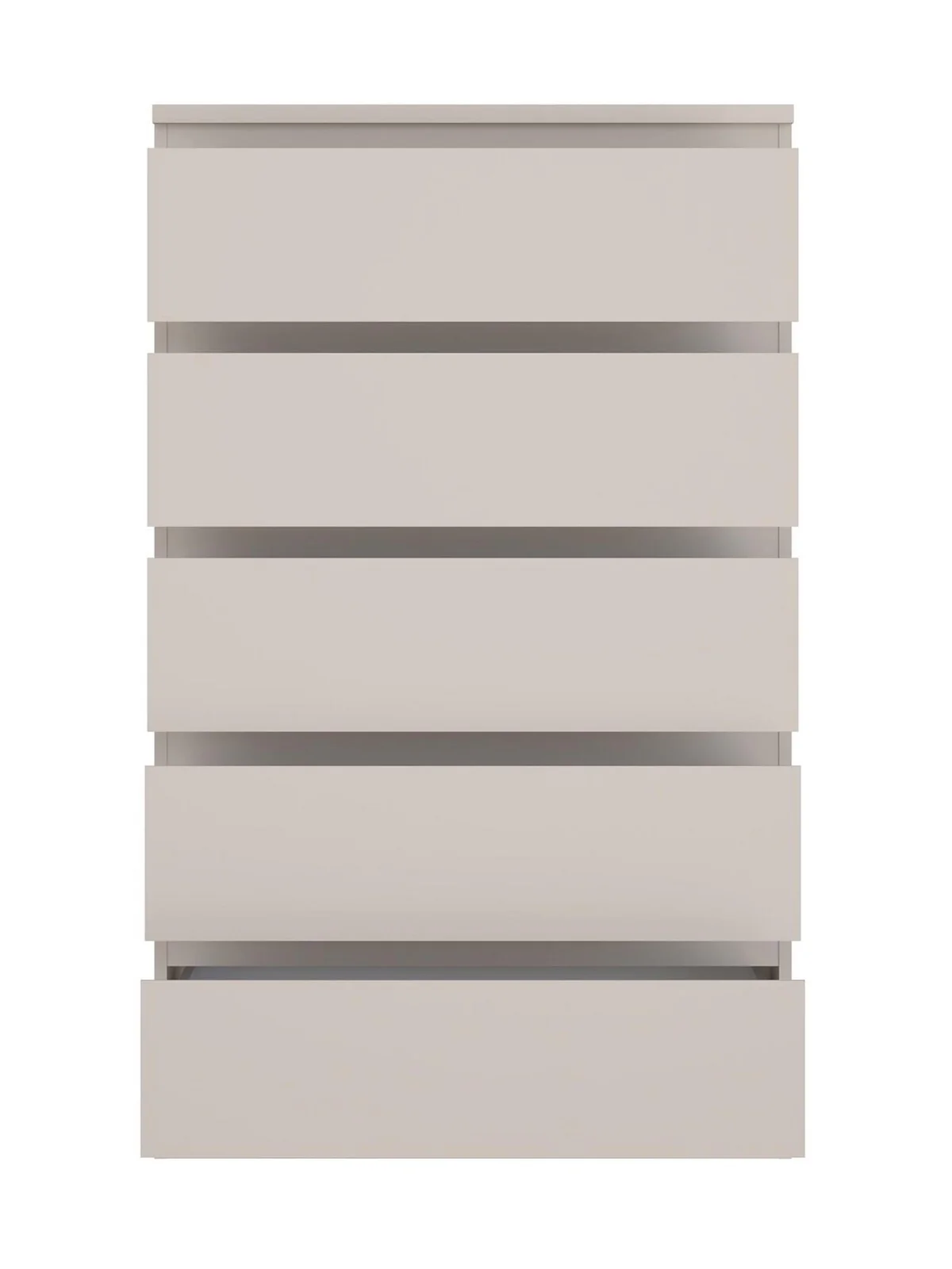 Lisson 5 Drawer Chest Oatmeal Spacious and Stylish Bedroom Storage - Image 4