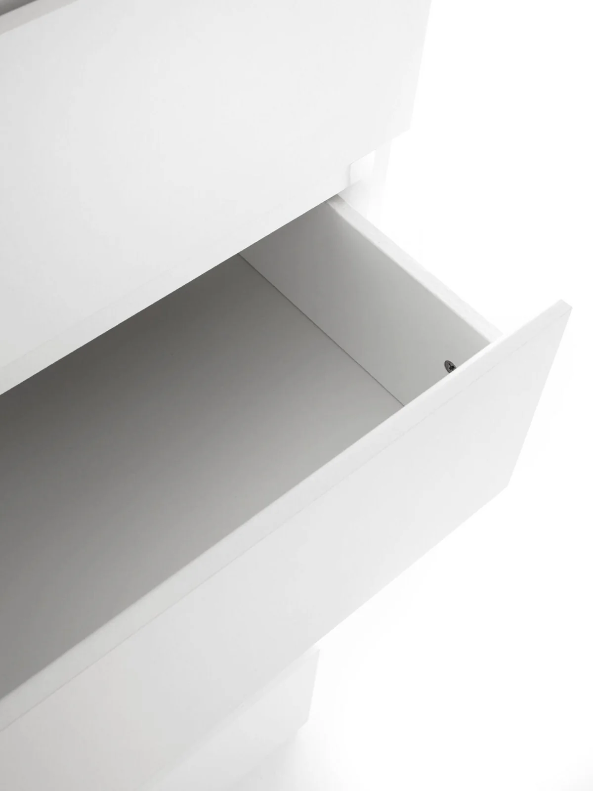 Lisson 5 Drawer Chest White (Height 128.1, Width 77.2, Depth 42.2 cm) Durable - Image 4