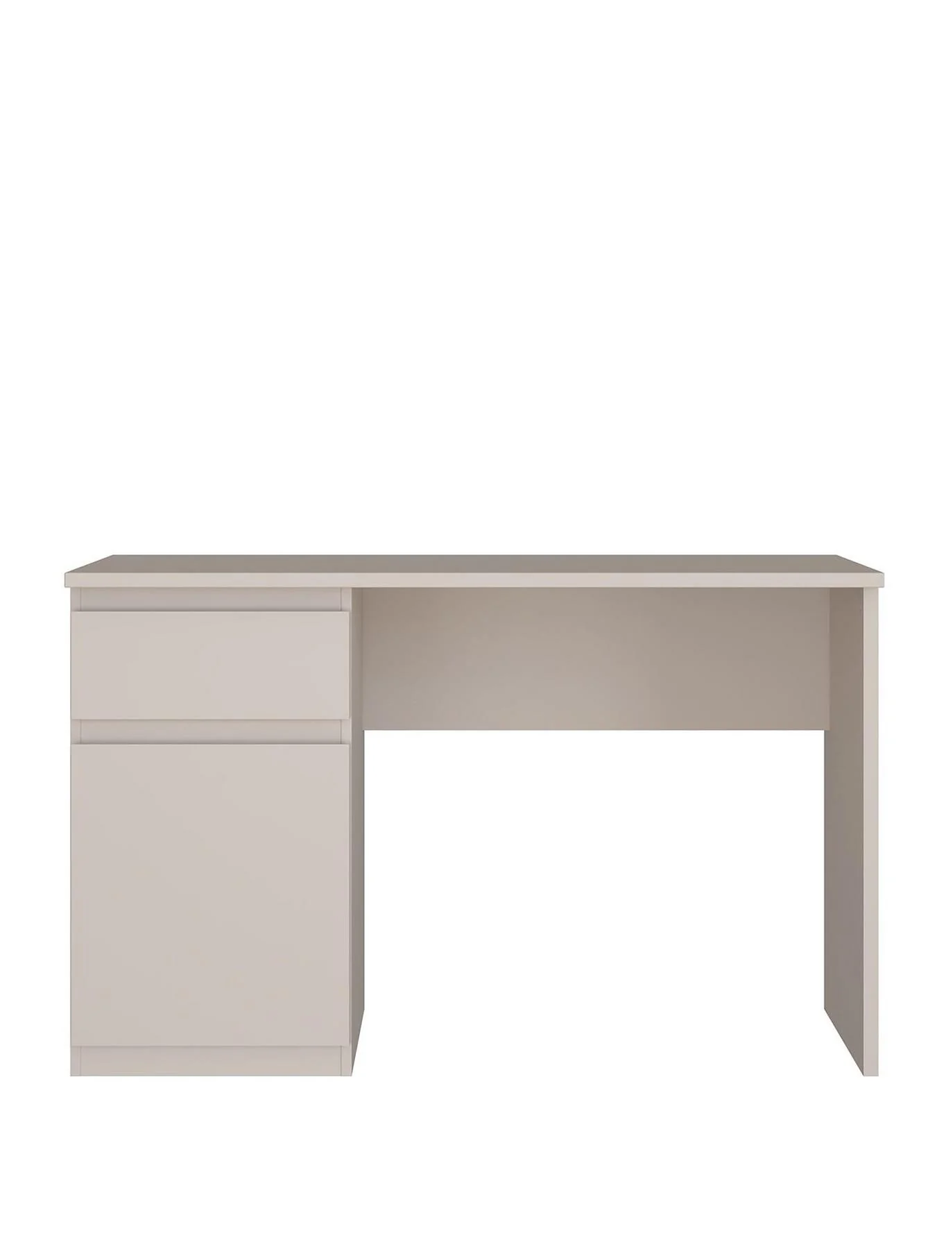 Lisson Desk Oatmeal Modern Home Office Furniture Workspace - Image 2