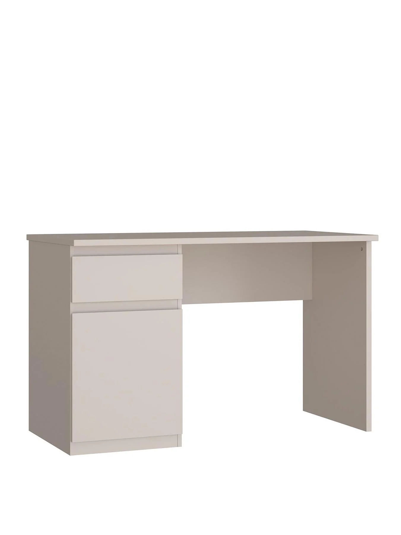 Lisson Desk Oatmeal Modern Home Office Furniture Workspace - Image 3