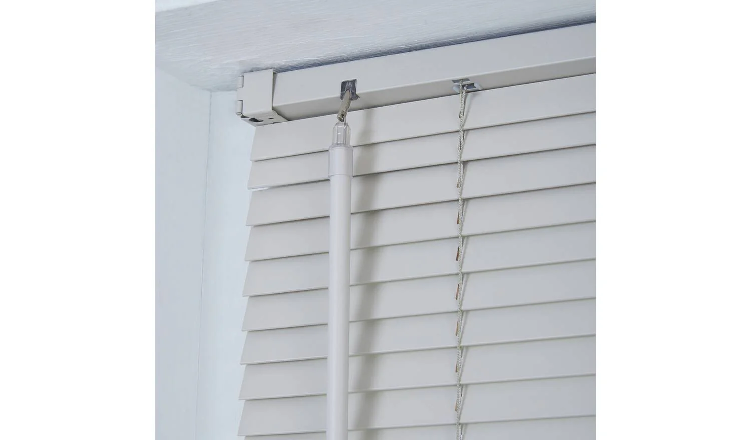 Little Black Book 25mm Venetian Blind Grey 90x160cm Room Darkener - Image 2