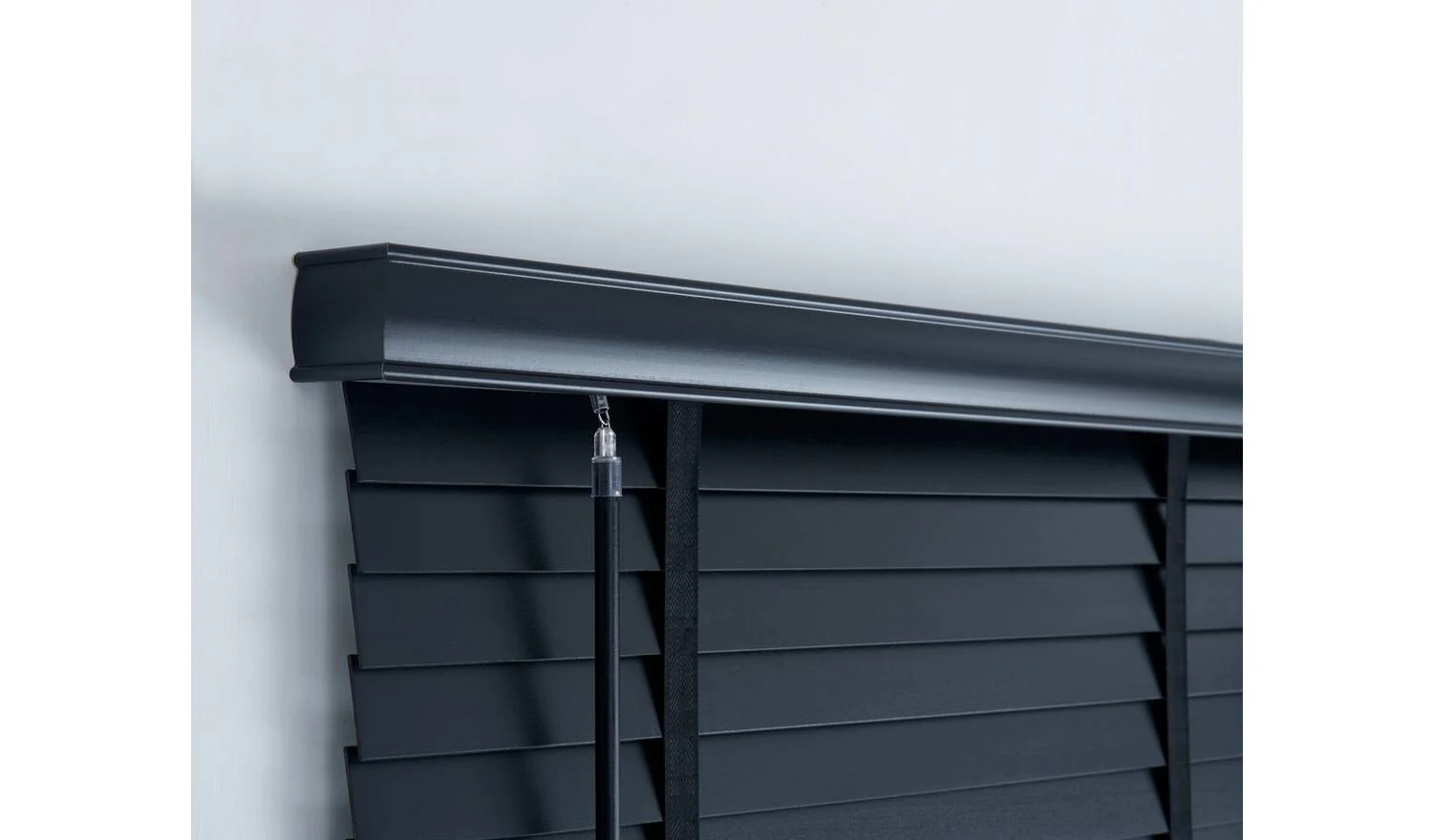 Little Black Book 50mm Venetian Blind Black 70x160cm Window Treatment Privacy - Image 3