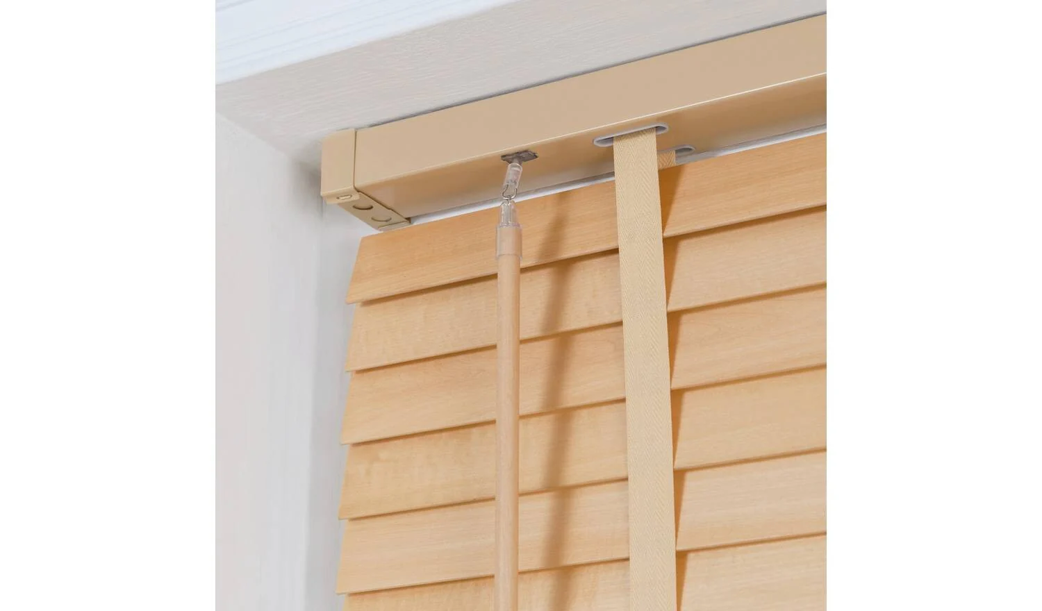 Little Black Book 50mm Venetian Blind Natural 120x160cm Room Darkening - Image 2