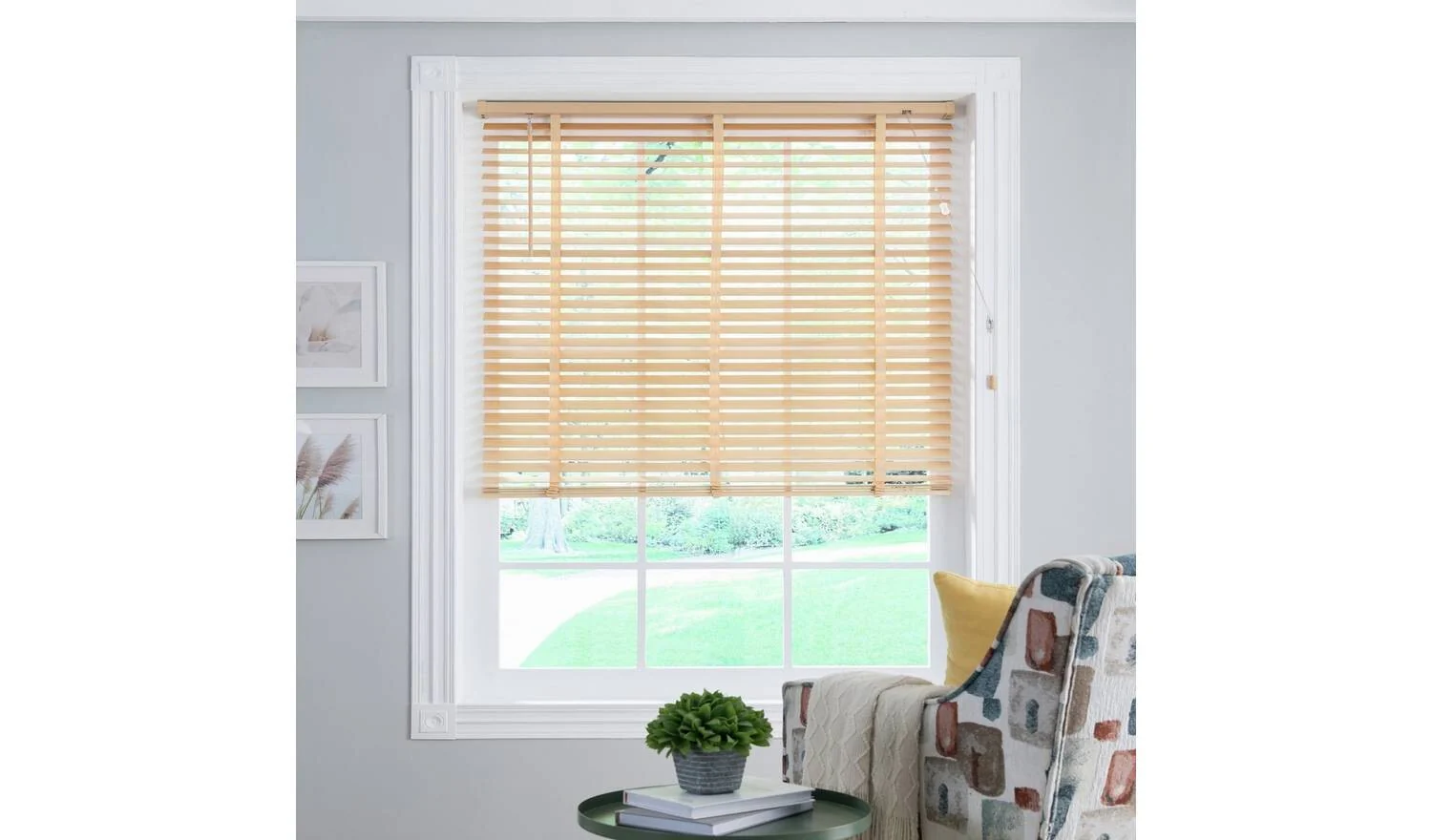Little Black Book 50mm Venetian Blind Natural 60x160cm Room Darkening - Image 2