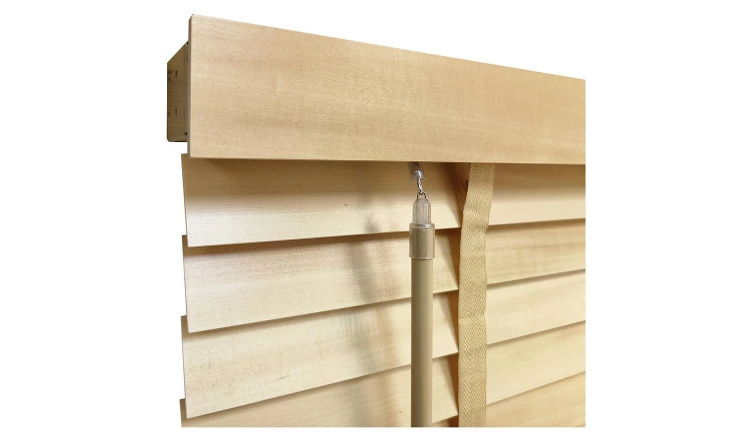 Little Black Book 50mm Venetian Blind Natural 70x160cm Room Darkener - Image 3