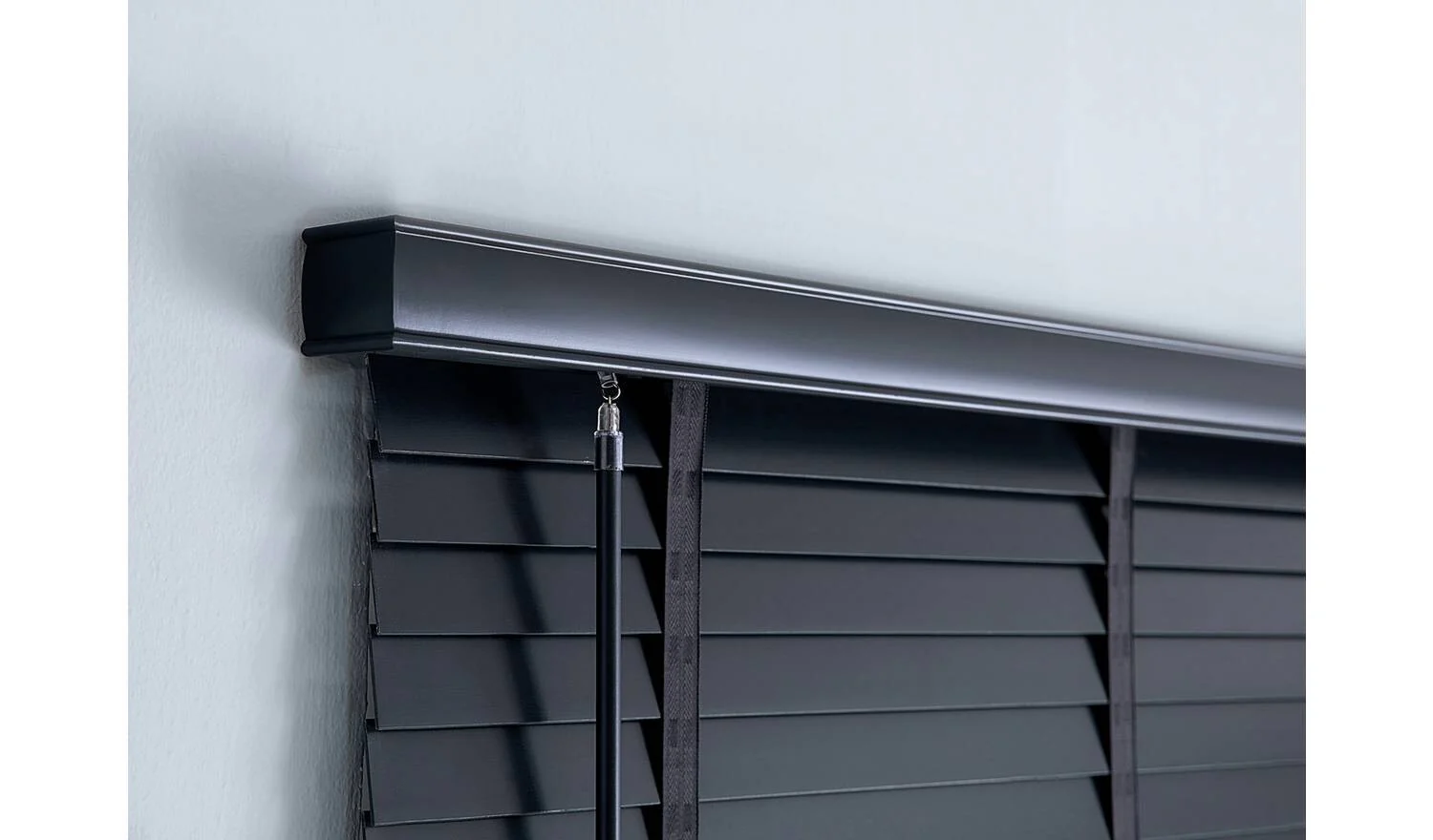 Little Black Book 50mm Venetian Blind Slate Grey 150x160cm Privacy - Image 4