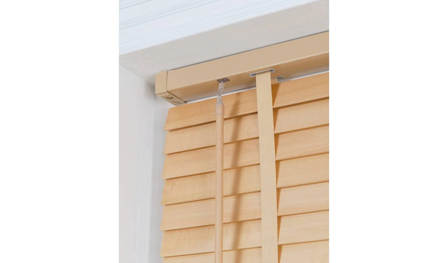 Little Black Book 50mm Venetian Blind W140x160cm Natural Privacy - Image 2