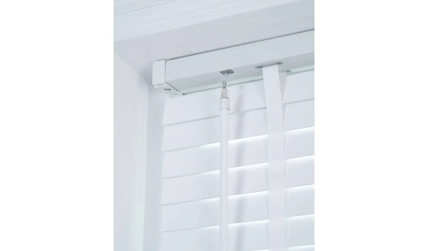 Little Black Book 50mm Venetian Blind W140xL160cm White Window Treatment - Image 2