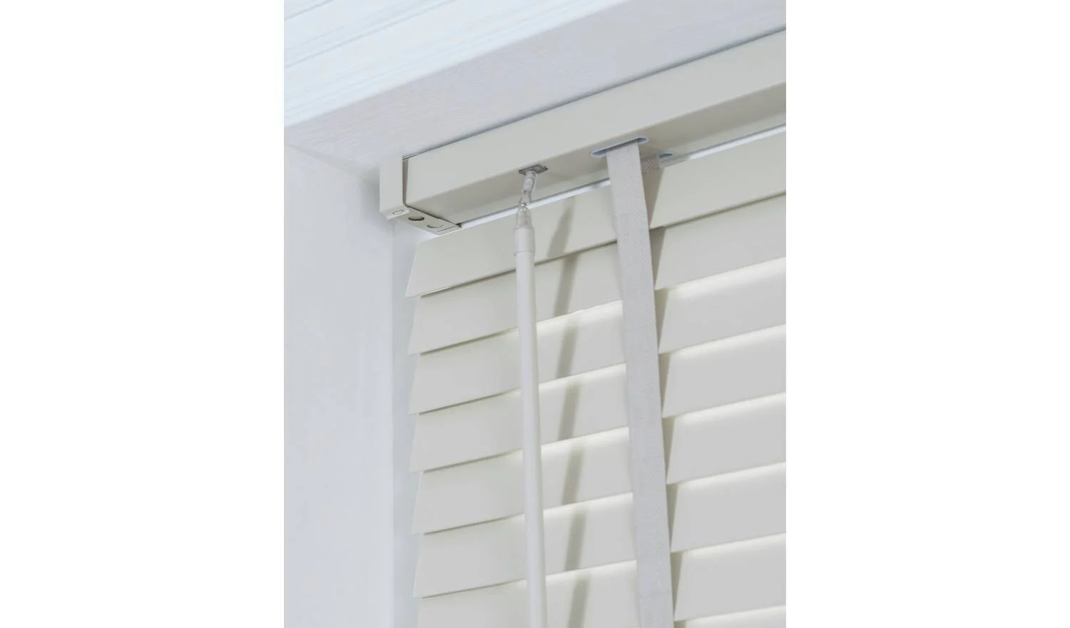 Little Black Book 50mm Venetian Blind Warm Grey 60x130cm Room Darkener - Image 2