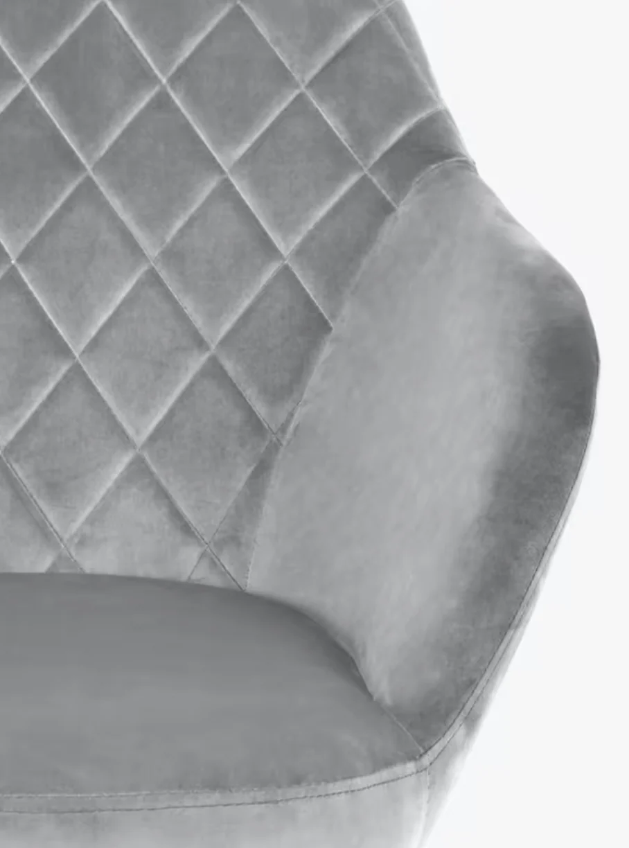 Little Seeds Monarch Hill Dahlia Upholstered Nursery Rocker Grey - Image 4