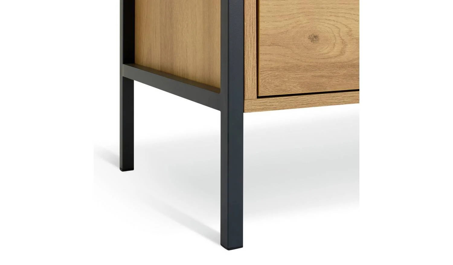 Loft Living 3 Drawer Chest Oak Storage Organiser Bedroom Furniture - Image 3
