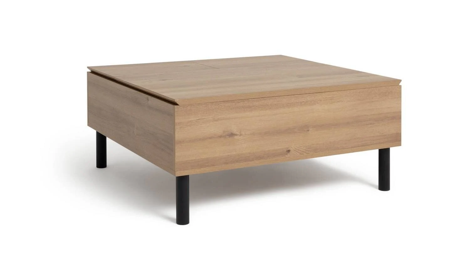 Loft Living Lift Up Coffee Table Oak Modern Living Room Furniture - Image 4